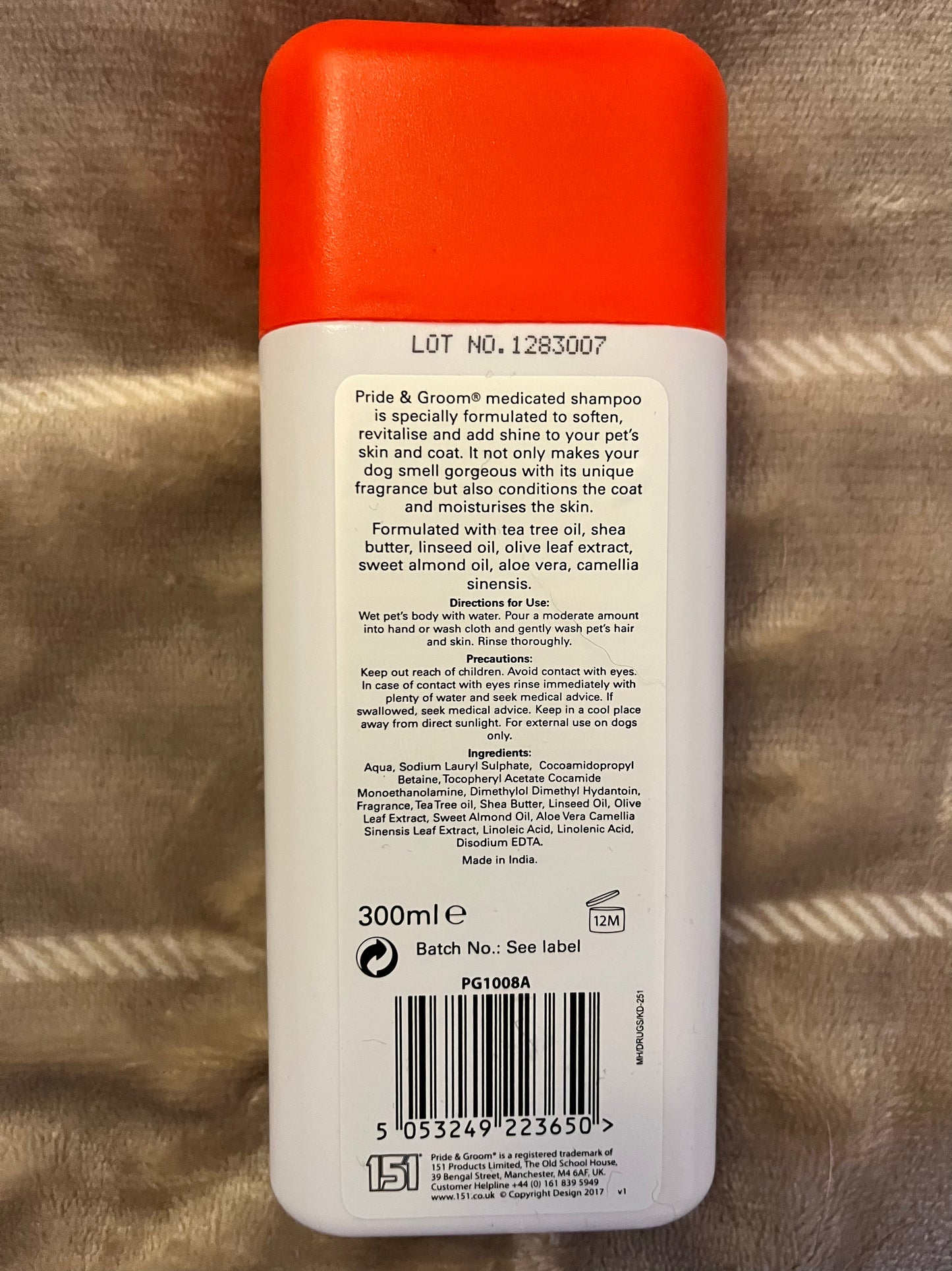 Pride and Groom Medicated Doggie Shampoo