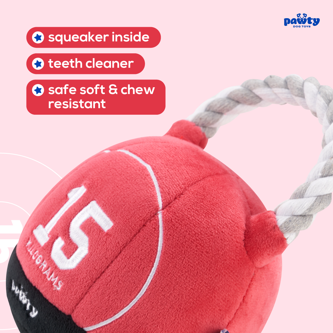 Kettlebell Tug Rope Interactive Toy