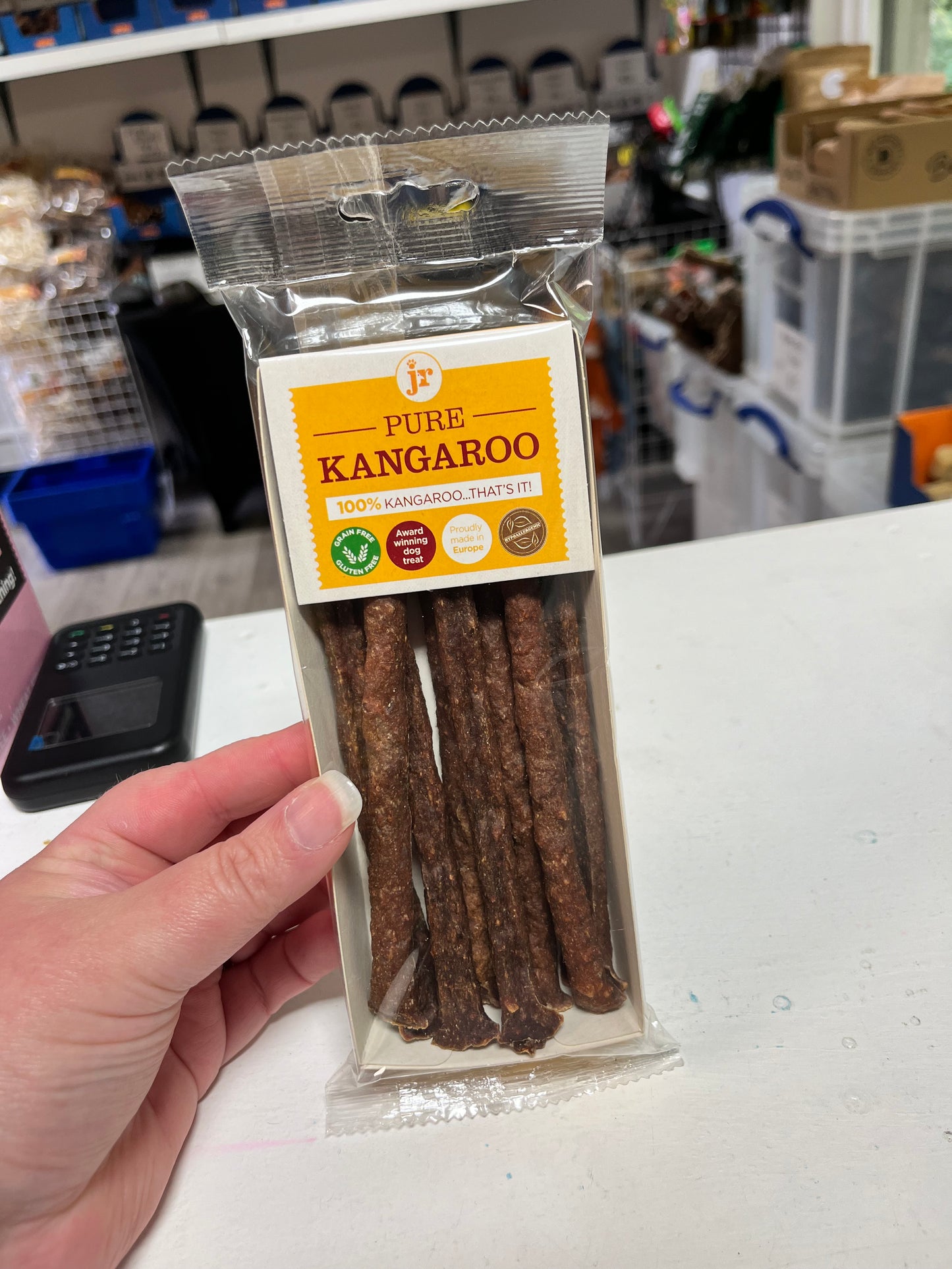 JR Pure Meat Sticks.