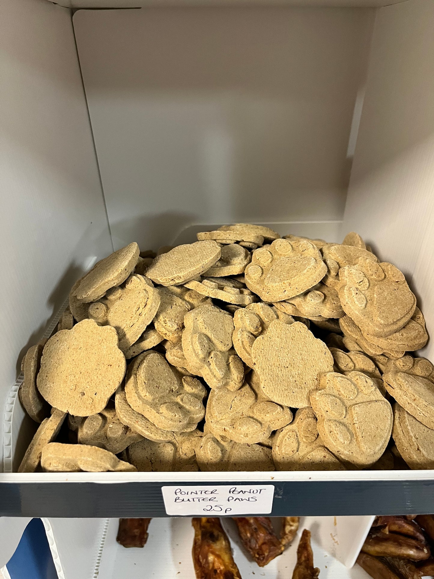 Pointer Peanut Butter Paws.