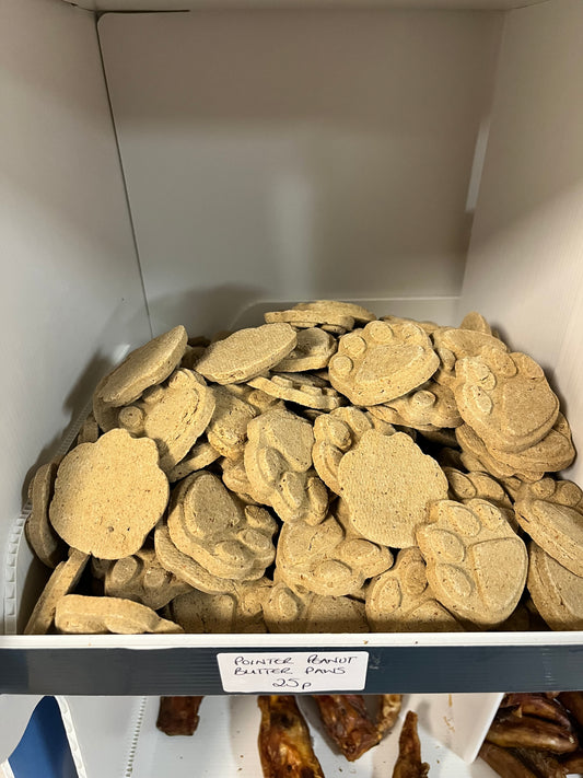 Pointer Peanut Butter Paws.