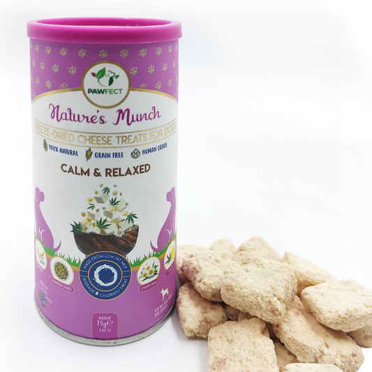 Pawfect Nature's Munch Functional Dog Treats: Calm and Relaxed (75g/2.65oz)