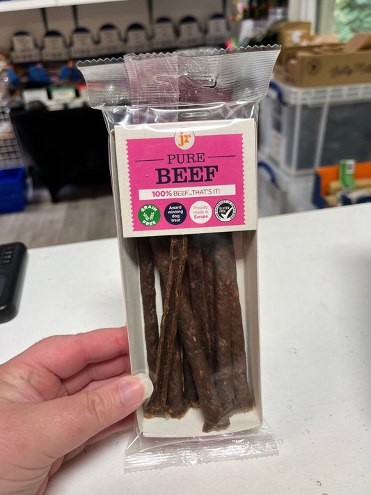 JR Pure Meat Sticks.