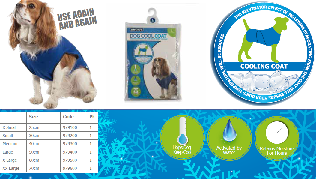 Cooling Dog Coat : XLarge 60cm