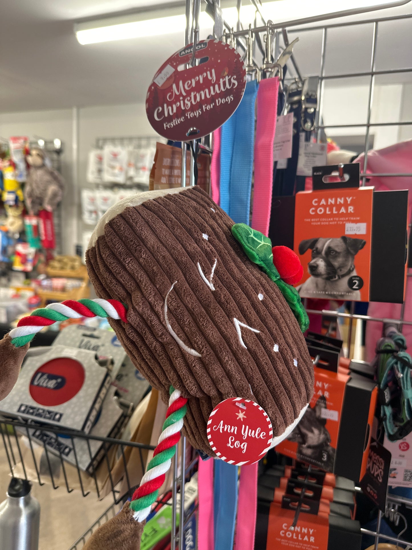 Ancol Ann Yule Log Dog Toy.