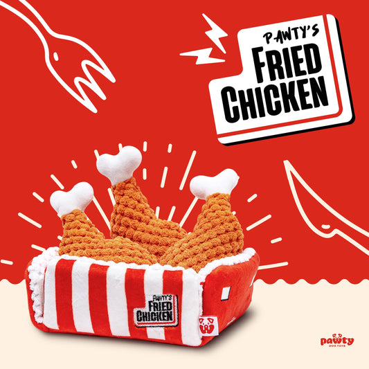 PAWTY Fried Chicken Interactive Snuffle Mat Dog Toy
