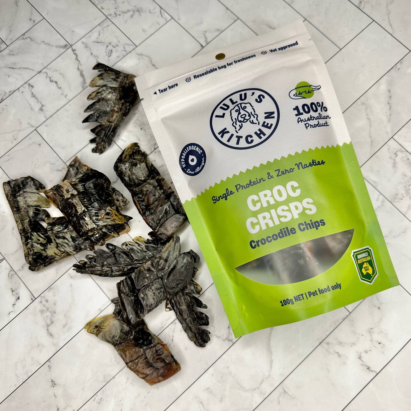 Croc Crisps - Crocodile Chips - New.