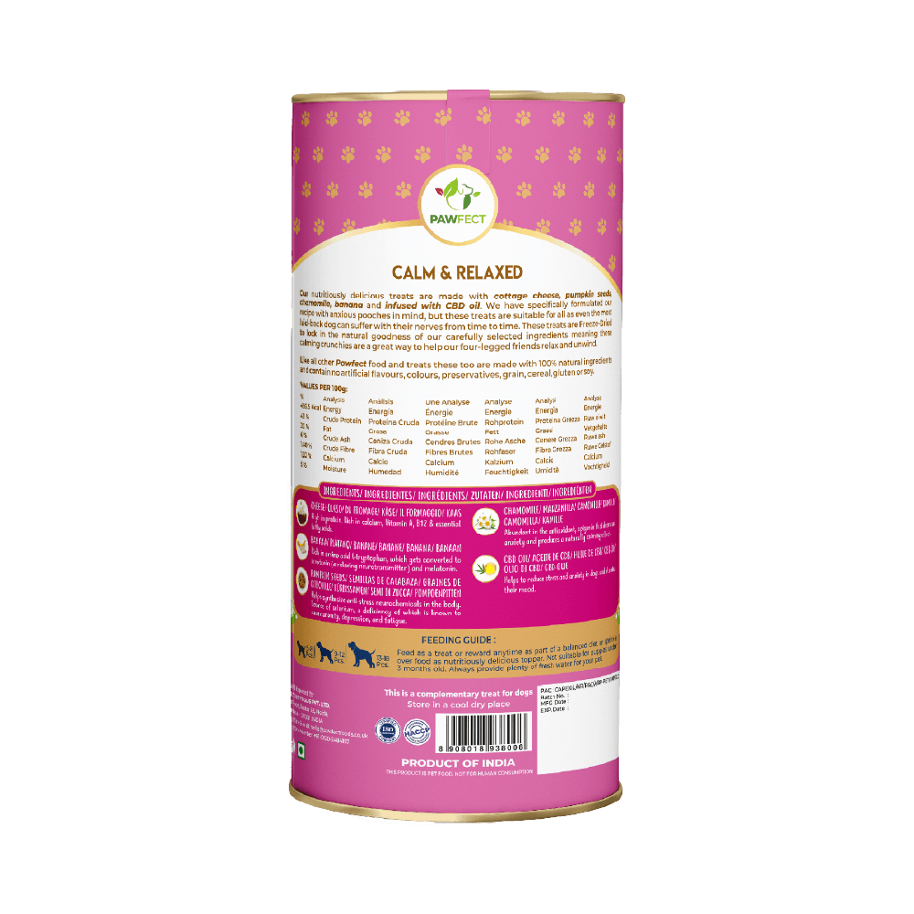 Pawfect Nature's Munch Functional Dog Treats: Calm and Relaxed (75g/2.65oz)