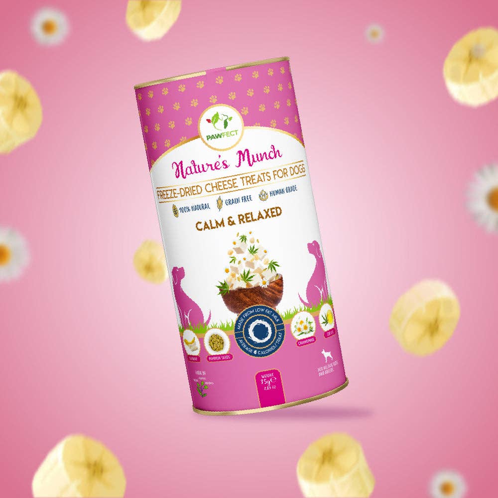 Pawfect Nature's Munch Functional Dog Treats: Calm and Relaxed (75g/2.65oz)