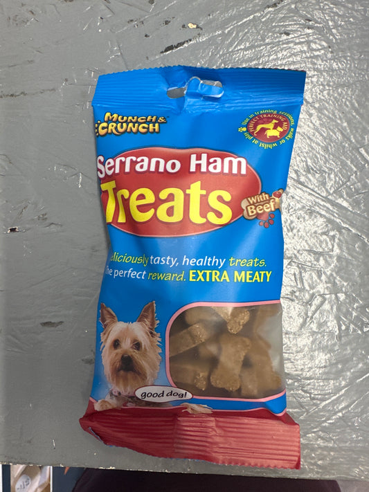 Munch Crunch Serrano Ham Treats.