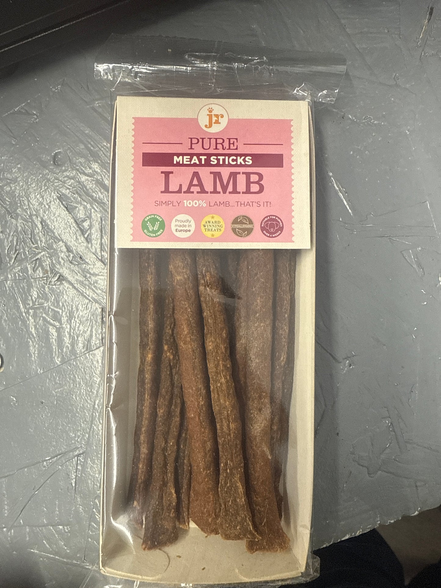 JR Pure Meat Sticks.