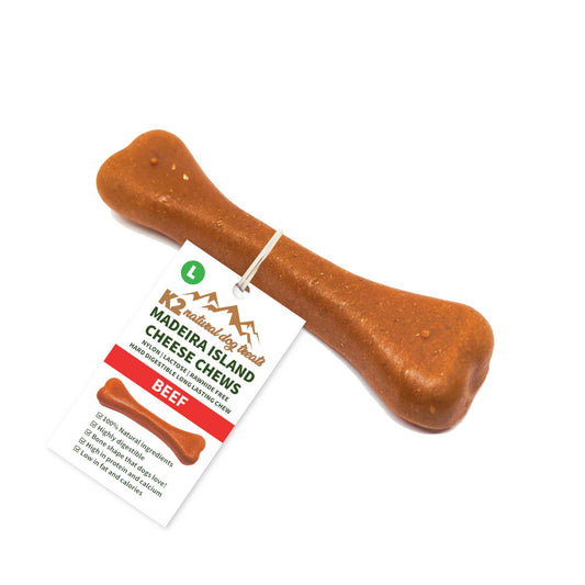 K2 Madeira Island Cheese Chews Beef Large 83g.