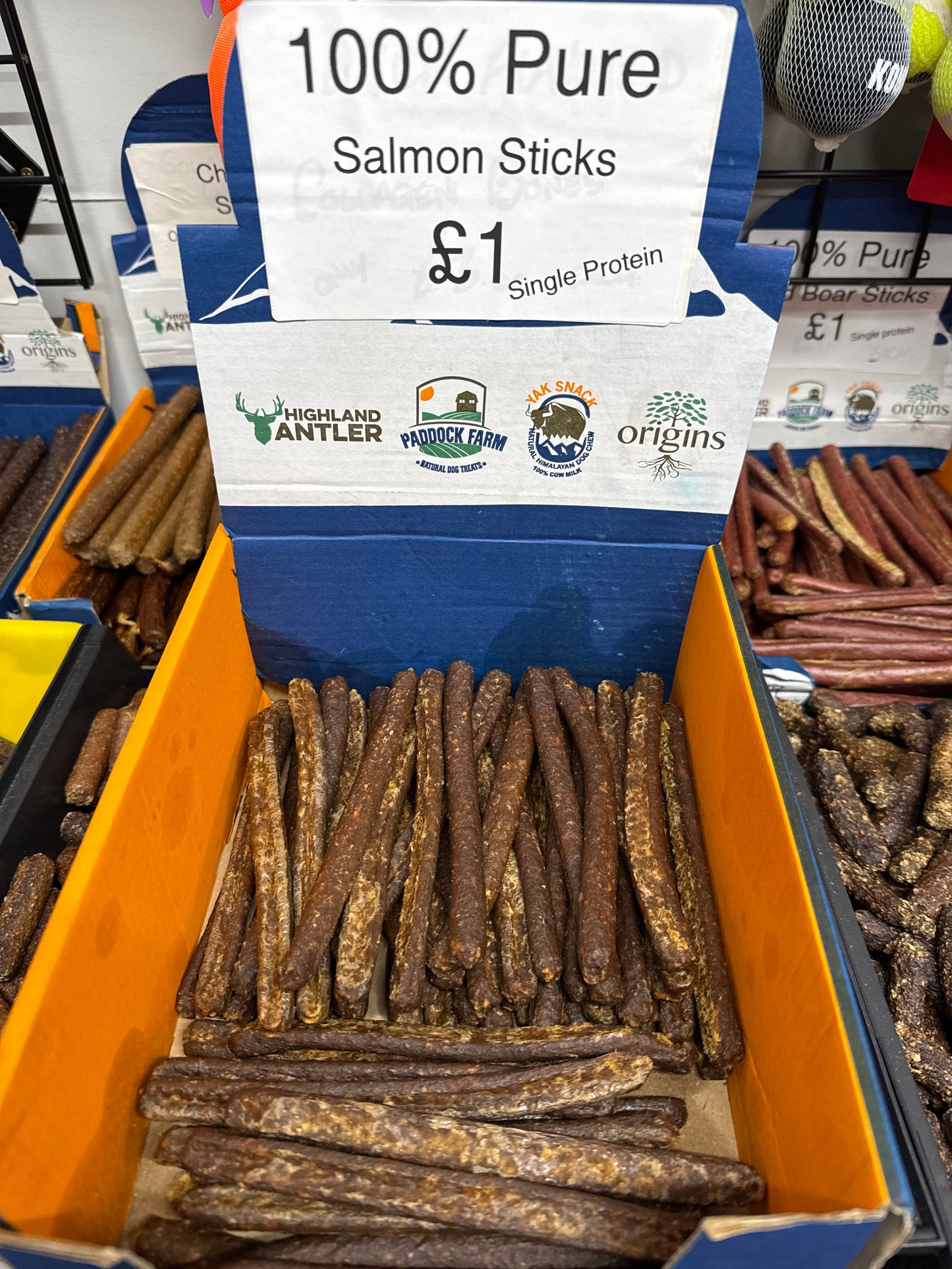 100% Pure Salmon Sticks