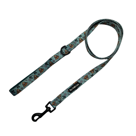 The Crafty Cow Lead - Highland Cow Mint Simple Summer Flower