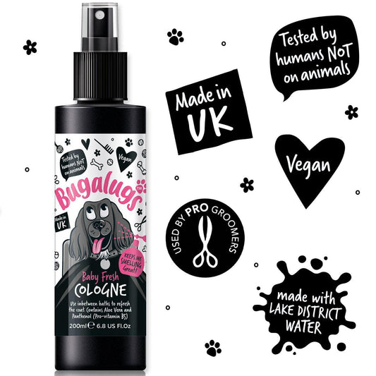Bugalugs Pet Cologne Baby Fresh 200ml.