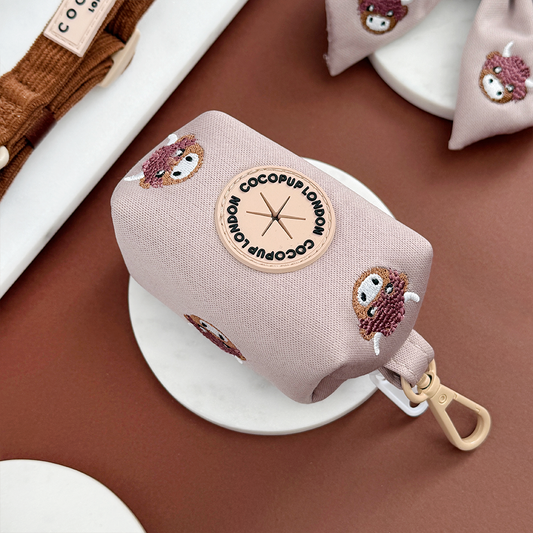 Harold the Highland Cow Poop Bag Holder.