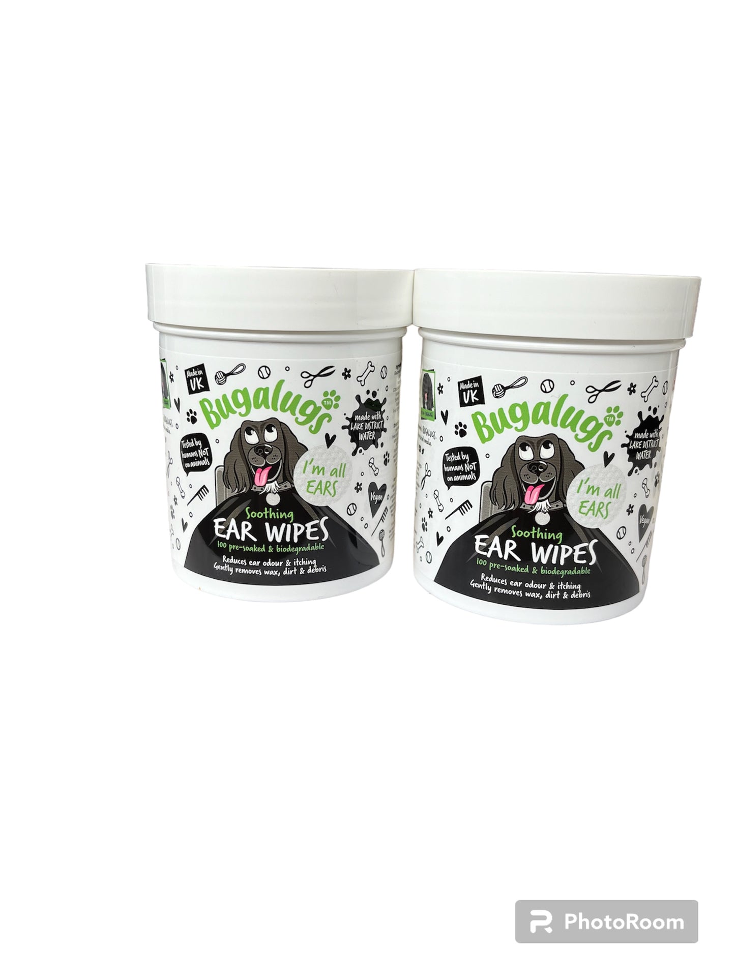Bugalugs Soothing Ear Wipes.