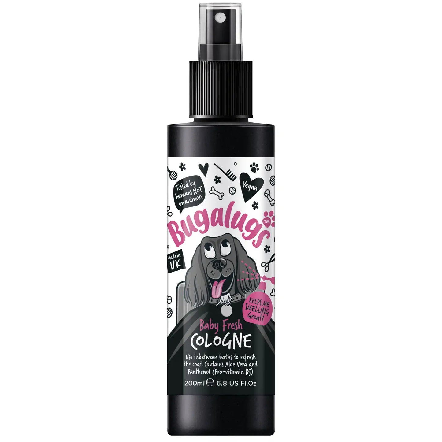 Bugalugs Pet Cologne Baby Fresh 200ml.
