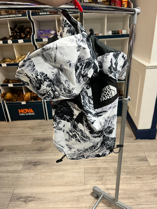 Dog Fans Black/White Rain Jacket