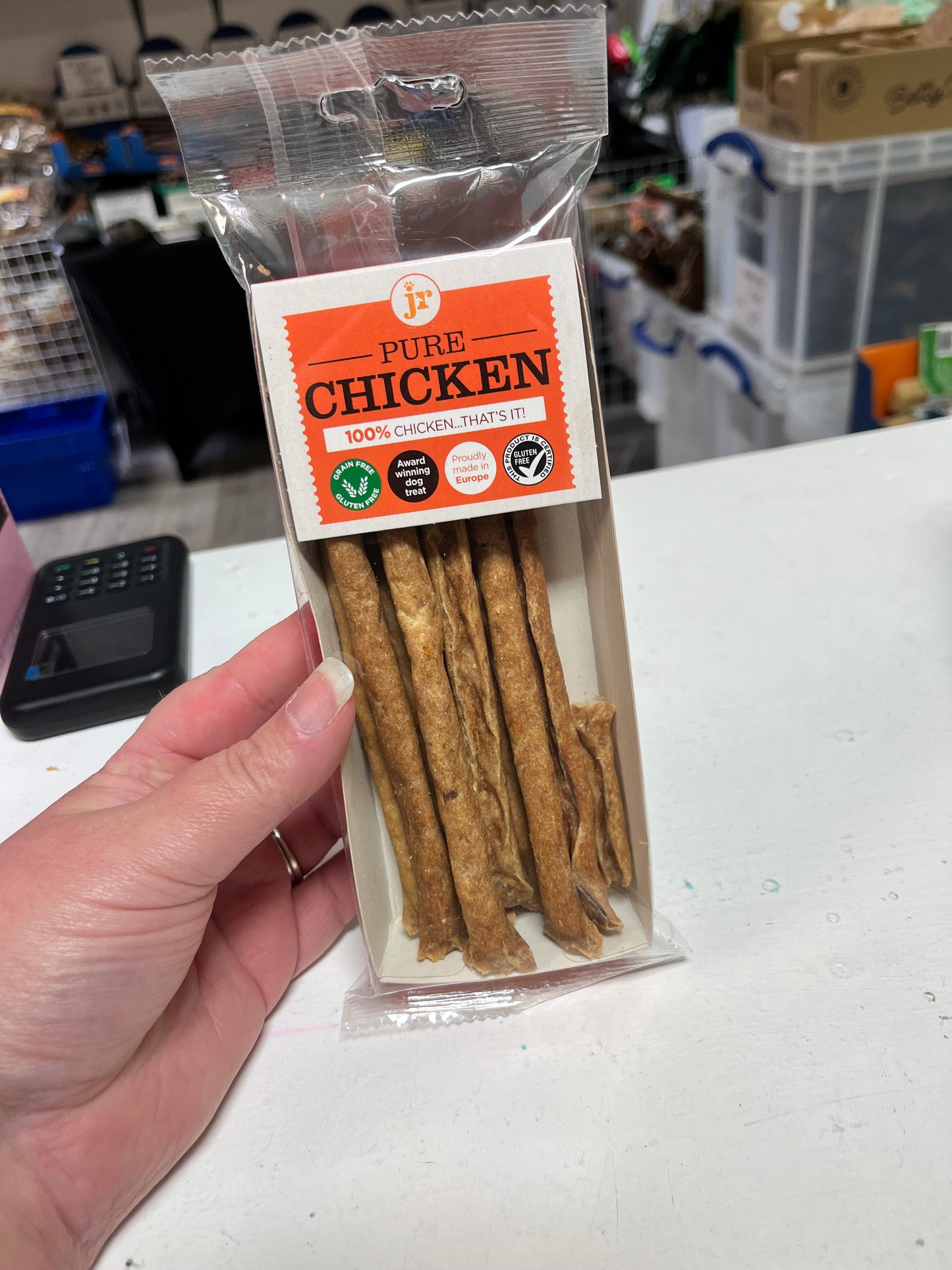 JR Pure Meat Sticks.