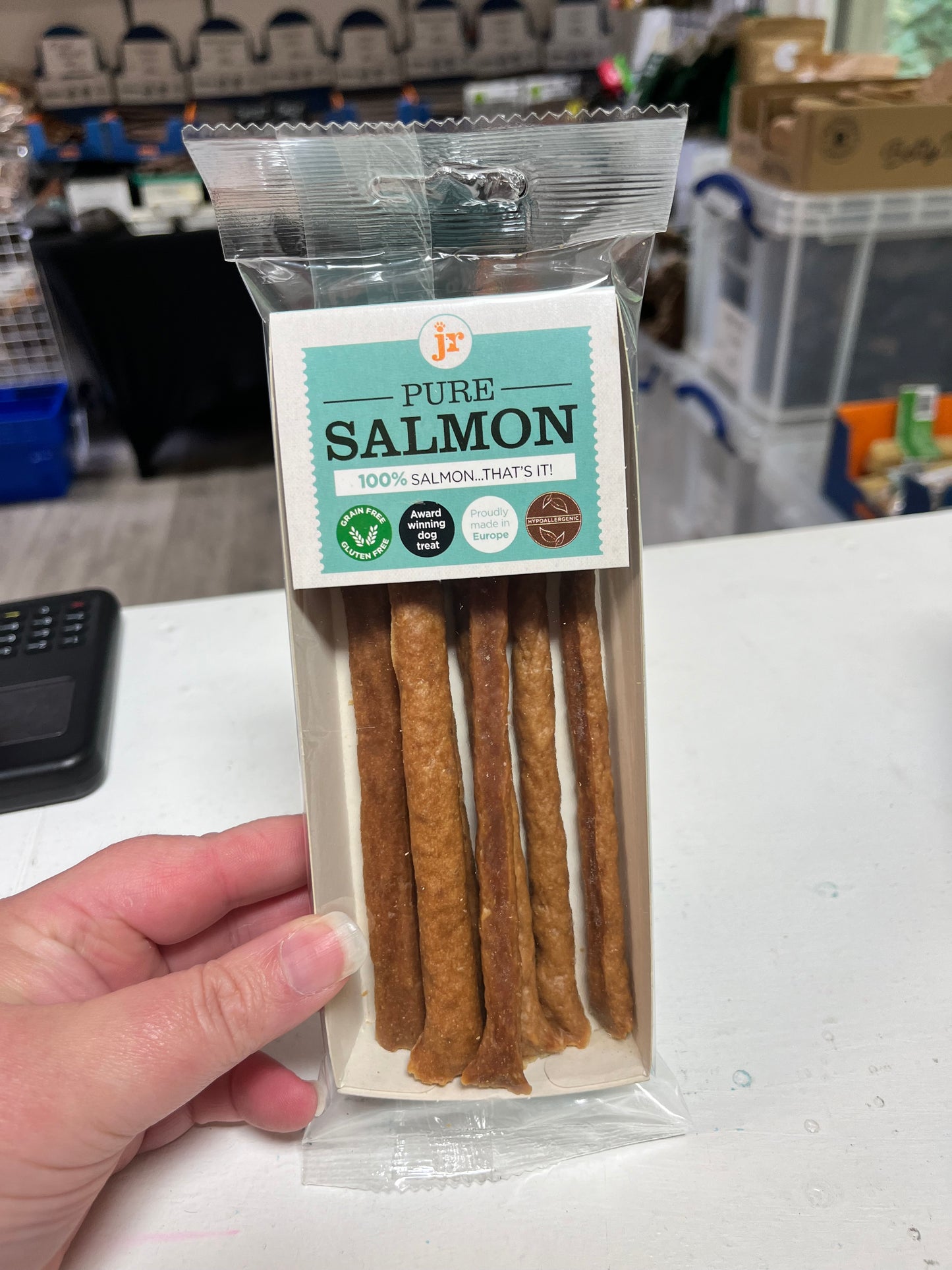 JR Pure Meat Sticks.