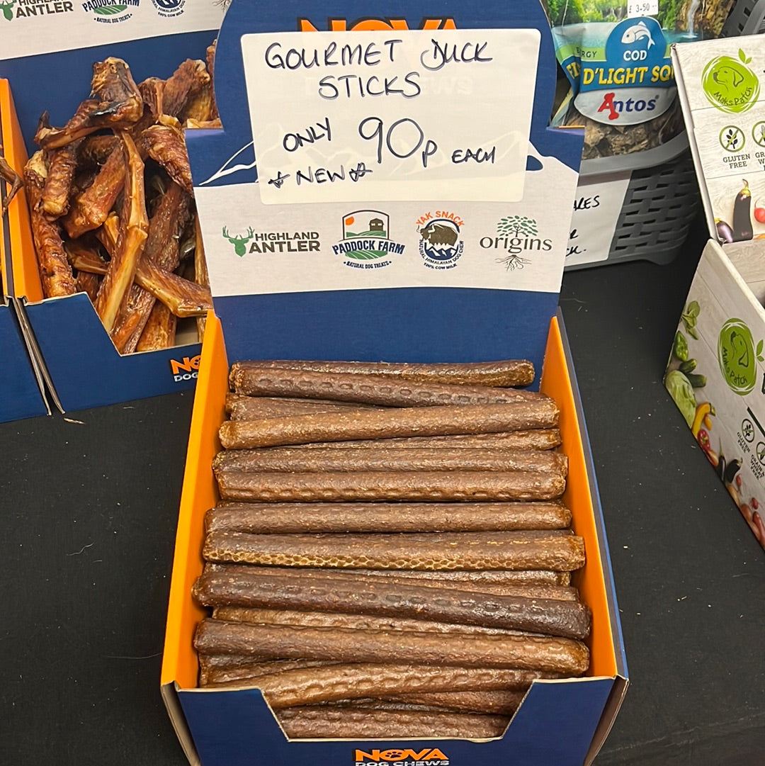 Gourmet Duck Sticks.