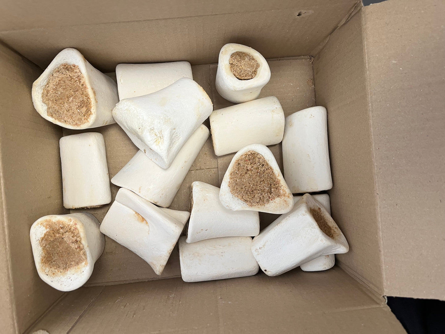 Bone filled with Peanut Butter.