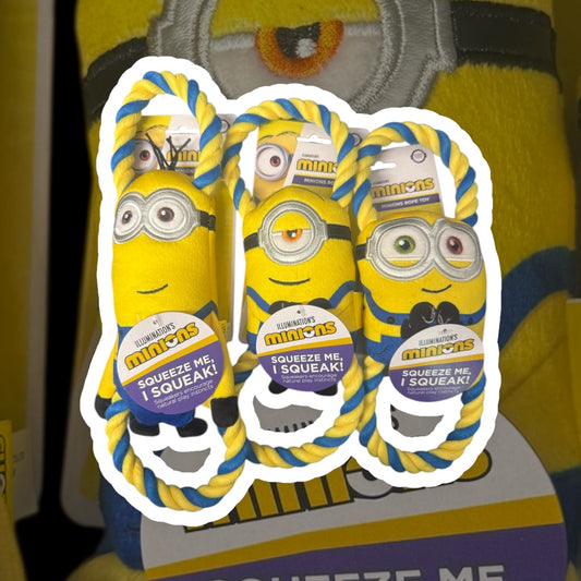 Minions Plush & Rope Toy