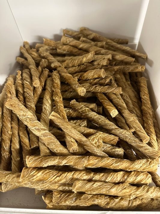 100% Beef Bladder Twist.