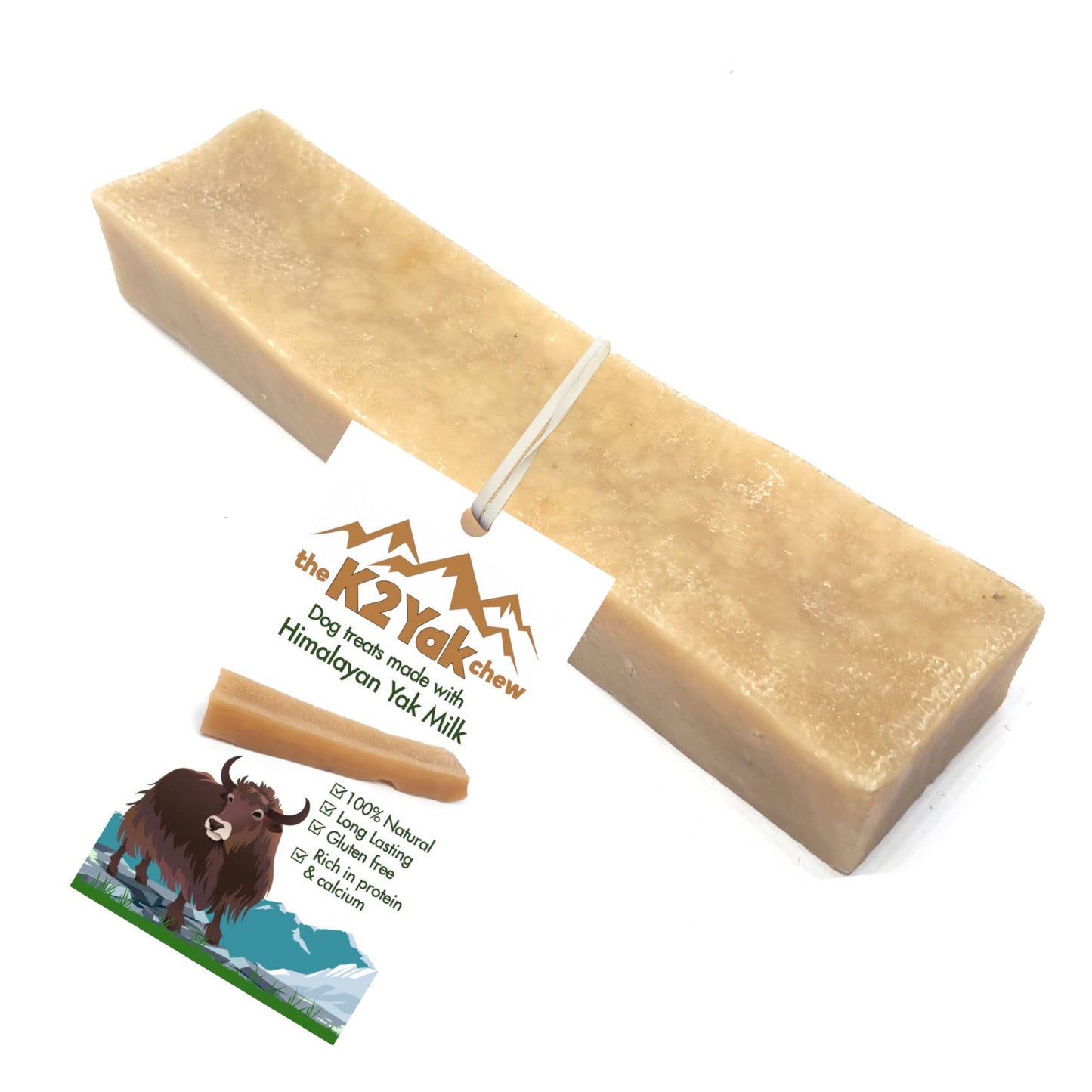 K2 Yak Chews 100% Natural Longer Lasting Dog Treats Large