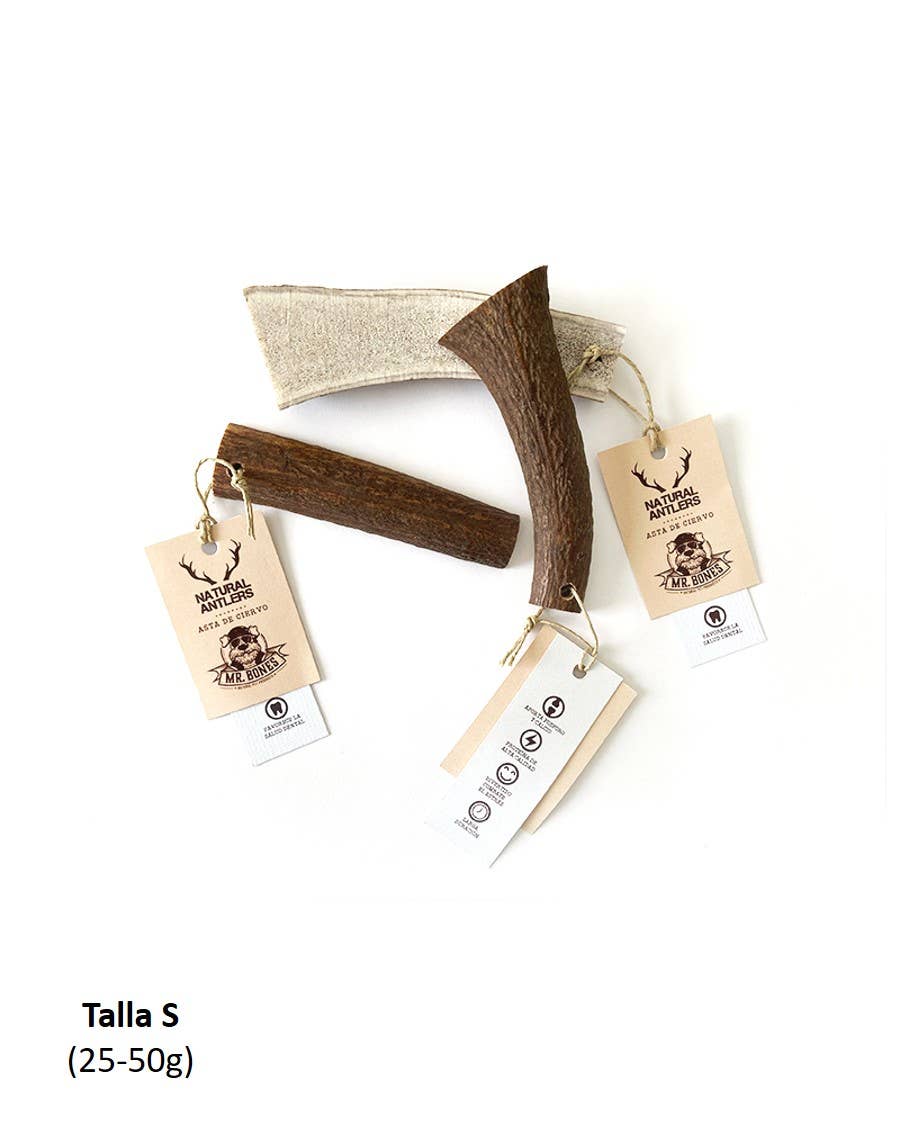 Deer Antler Split - Natural Chew for Dogs: L (81-120g)