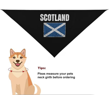 Scotland Dog Bandana 63cm x 28cm