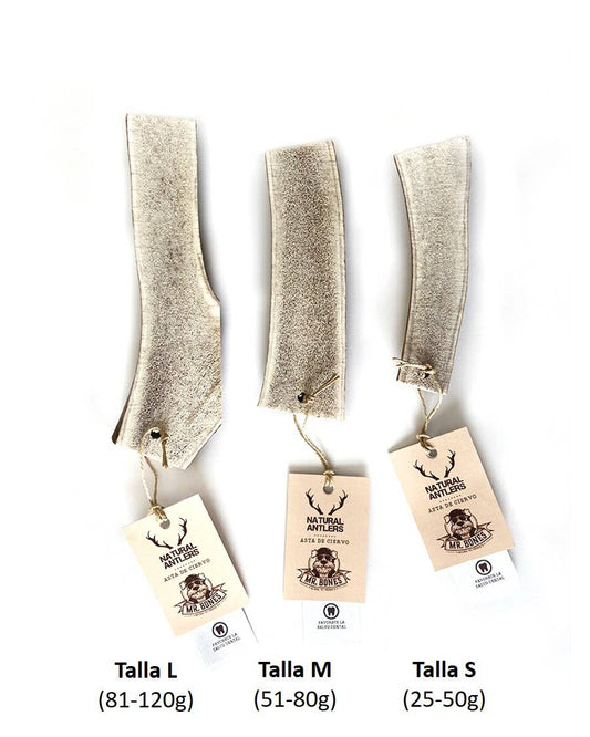 Deer Antler Split - Natural Chew for Dogs: M (51-80g)