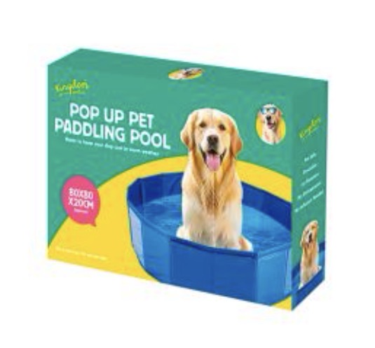 Kingdom Pop Up Pet Paddling Pool.