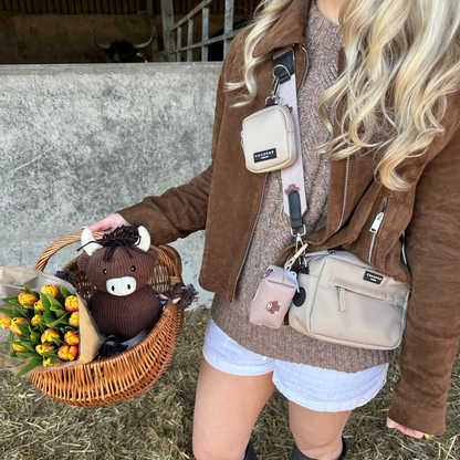 Harold the Highland Cow Poop Bag Holder.