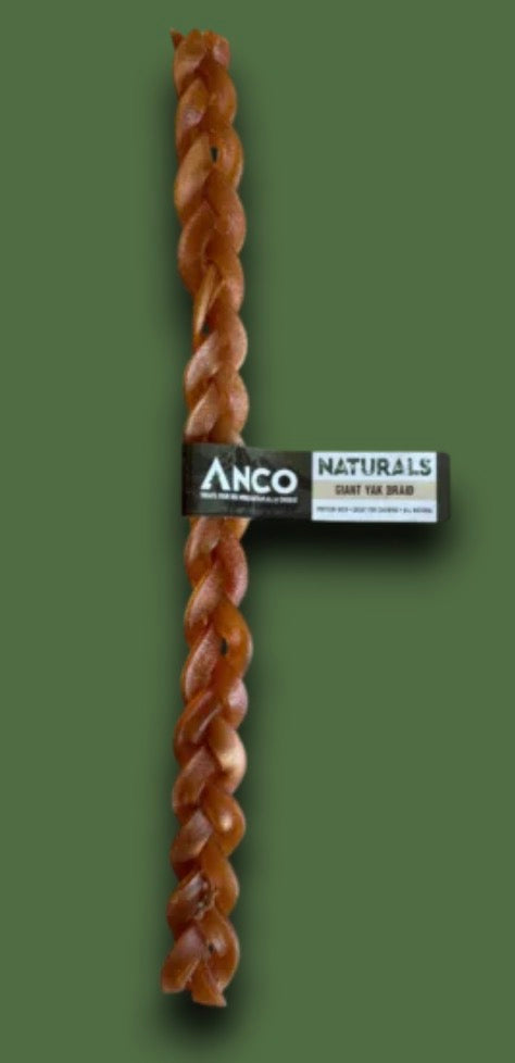 Anco Giant Yak Braid Dog Chew.