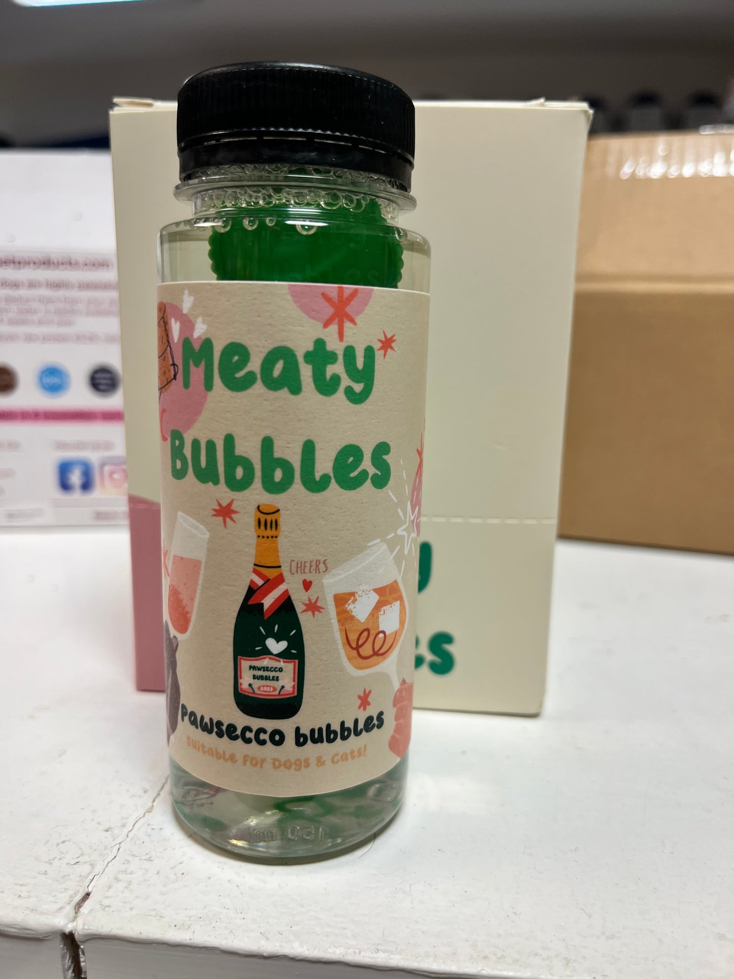 Meaty Bubbles for Cats and Dogs