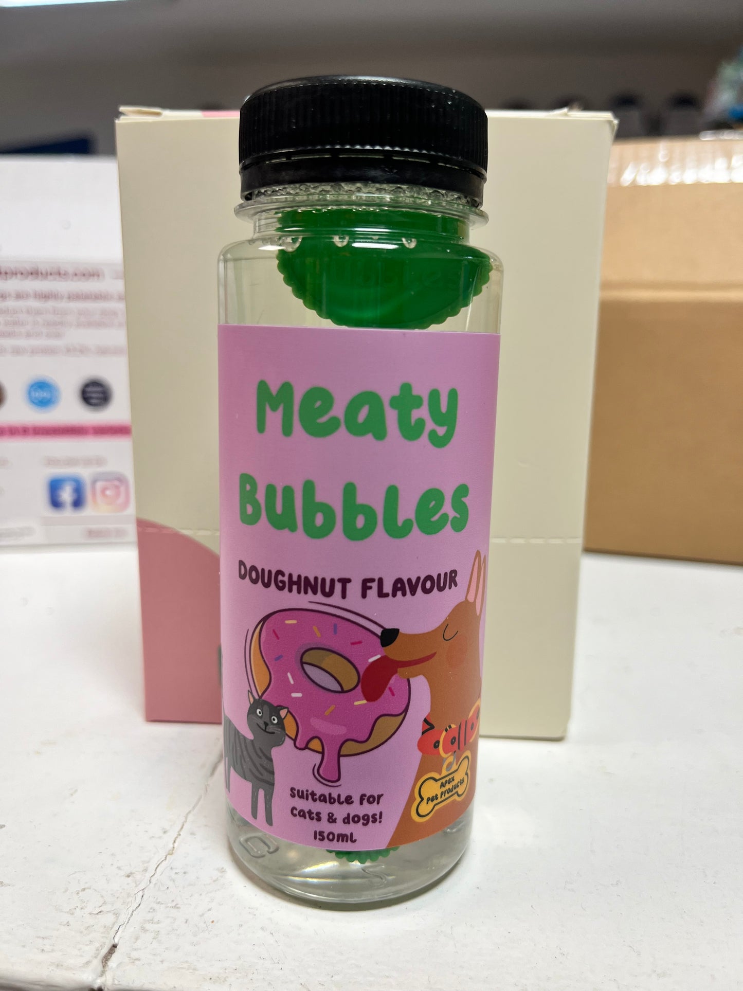 Meaty Bubbles for Cats and Dogs