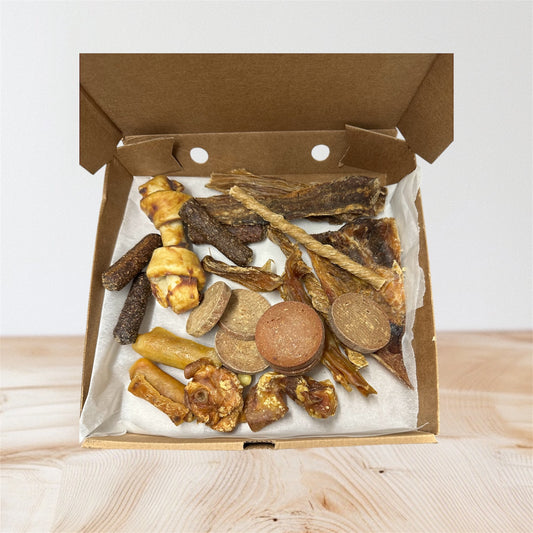 20 Item Doggie Munchie Box.