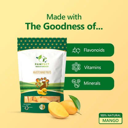 Pawfect Nature's Munch Freeze Dried Heavenly Mango Treats