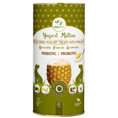 Prebiotic and Probiotic Dog Treats: Pineapple & Yogurt