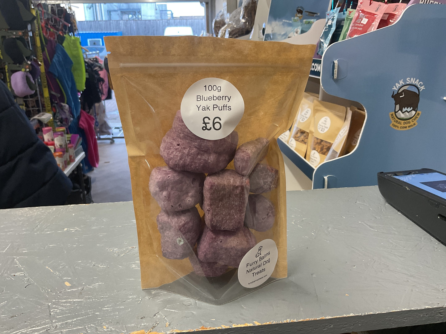 100g Blueberry Yak Puffs