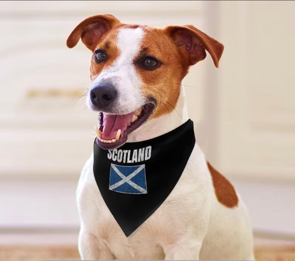 Scotland Dog Bandana 63cm x 28cm
