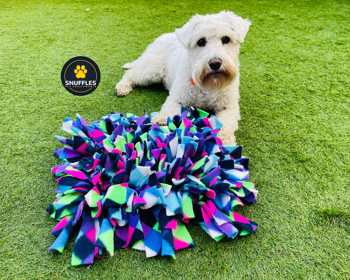 Standard Snuffle Mat: Purple Harlequin