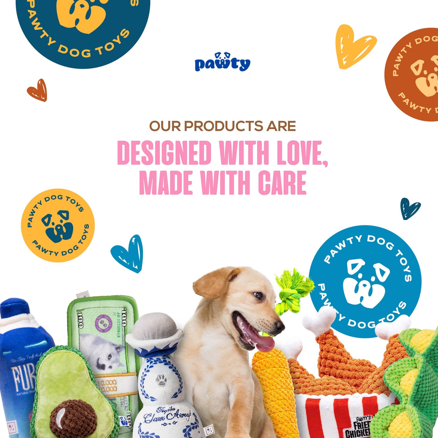 PAWTY's Ice Cream Interactive Dog Toy