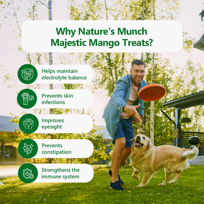 Pawfect Nature's Munch Freeze Dried Heavenly Mango Treats