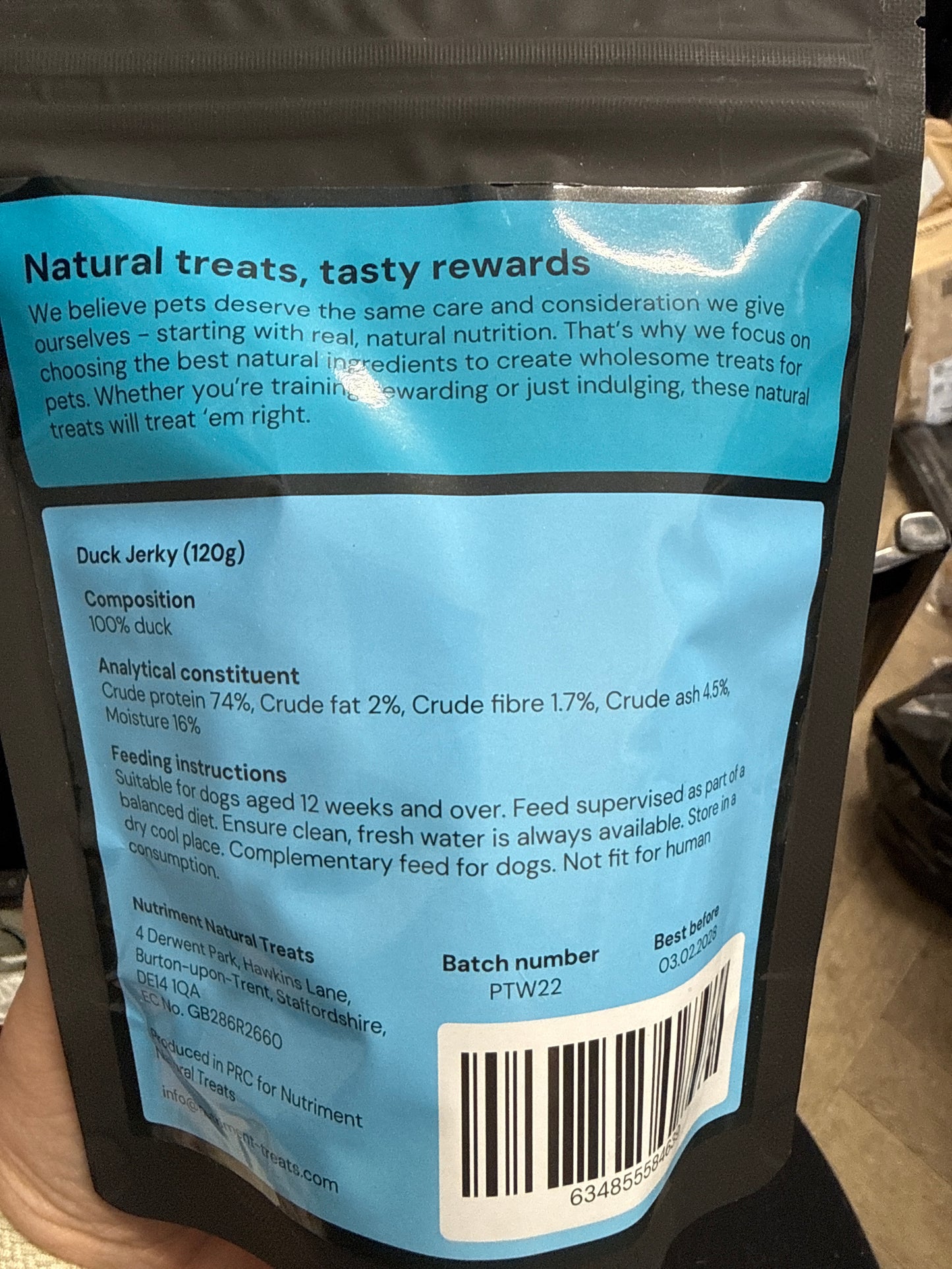Nutriment Duck Jerky