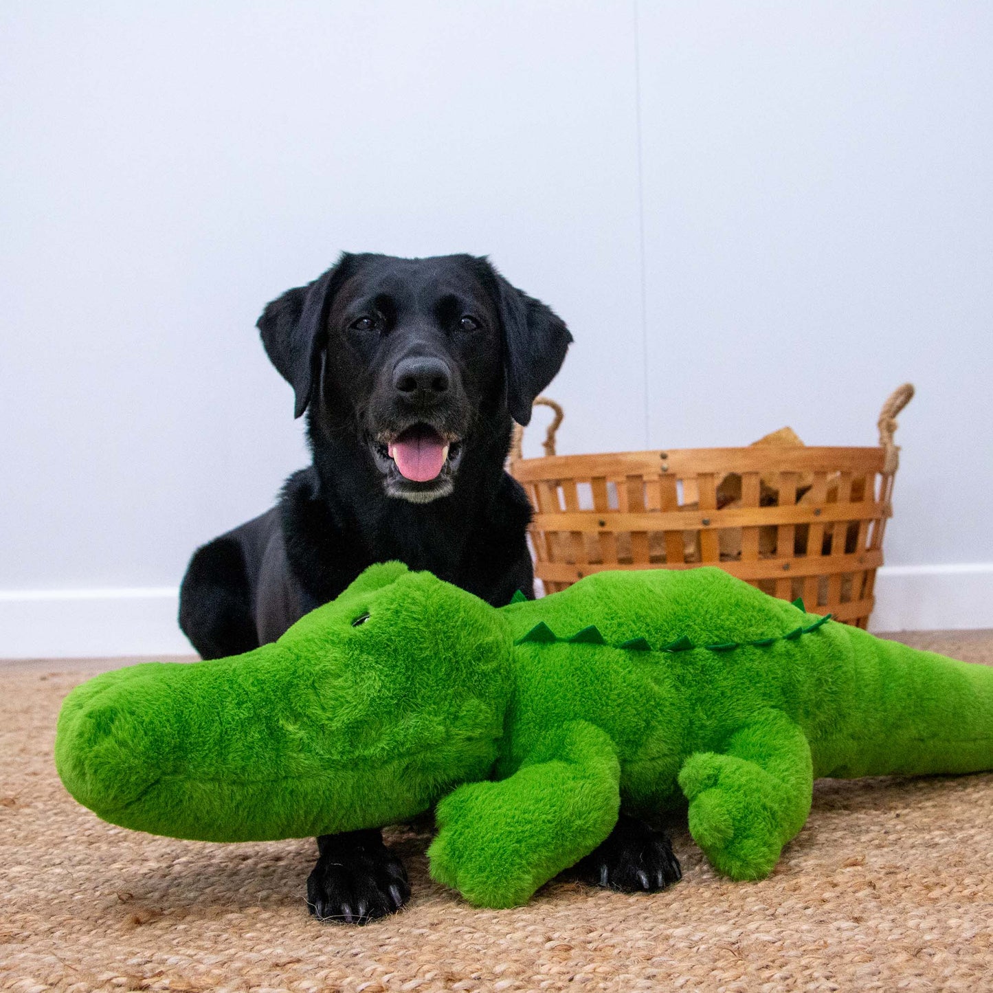 Playtime For Dogs Supersized 80cm Cuddle Giant Croc