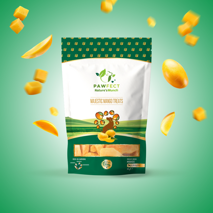 Pawfect Nature's Munch Freeze Dried Heavenly Mango Treats