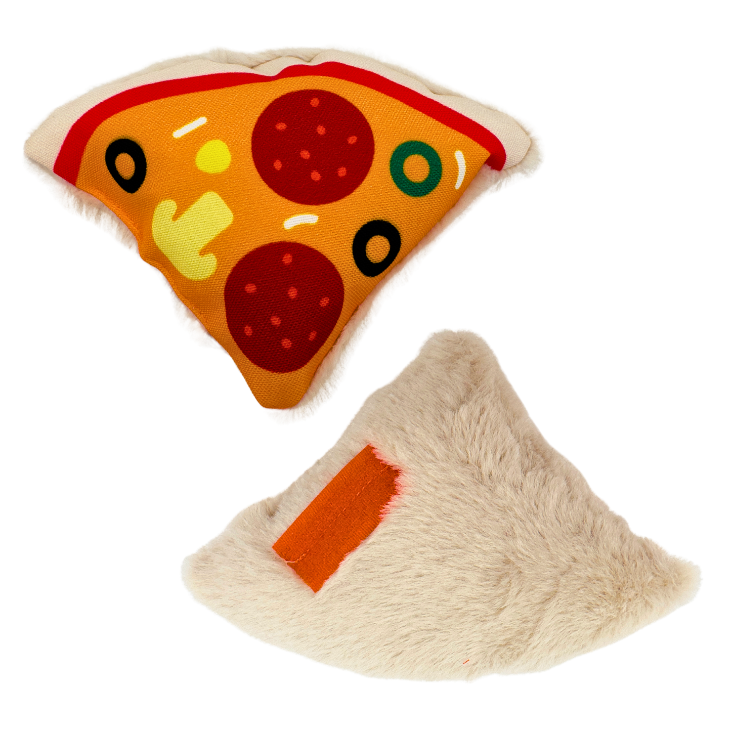 WufWuf Pupperroni Pizza & Mutt Beer Combo Pack, Interactive Plush Dog Toys